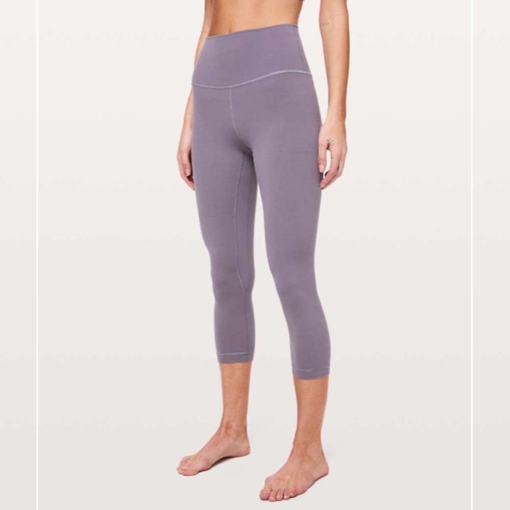 🍋Lululemon Align Crop Graphite Purple💜